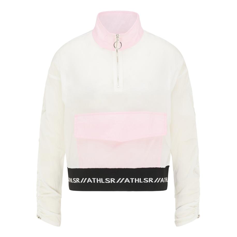 MyMo ATHLSR myMo ATHLSR Outdoorjas pastelroze / zwart / wit -