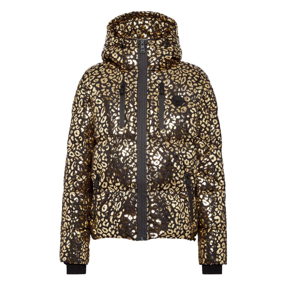 Plein Sport Plein Sport Tussenjas Leopard goud / zwart -