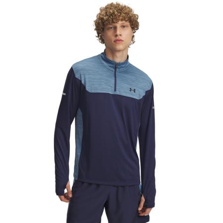 Herenshirt Under Armour Tech™ Utility met korte kits Washed Marineblauw / Blauw Smoke / Zwart XXL