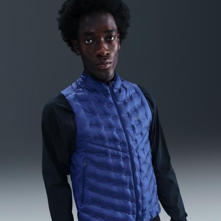 Nike Therma-FIT ADV Repel AeroLoft hardloopbodywarmer met donsvulling voor heren - Blauw