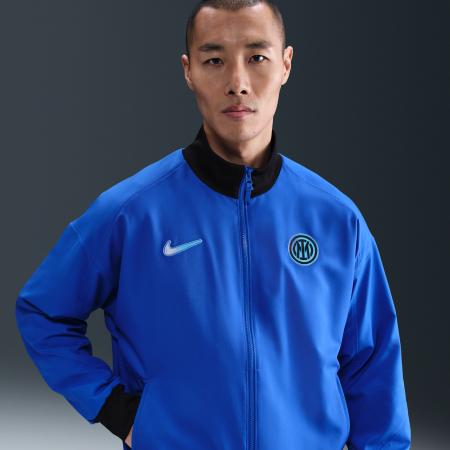 Inter Milan Strike Nike Dri-FIT voetbalvolksliedjack voor heren - Blauw