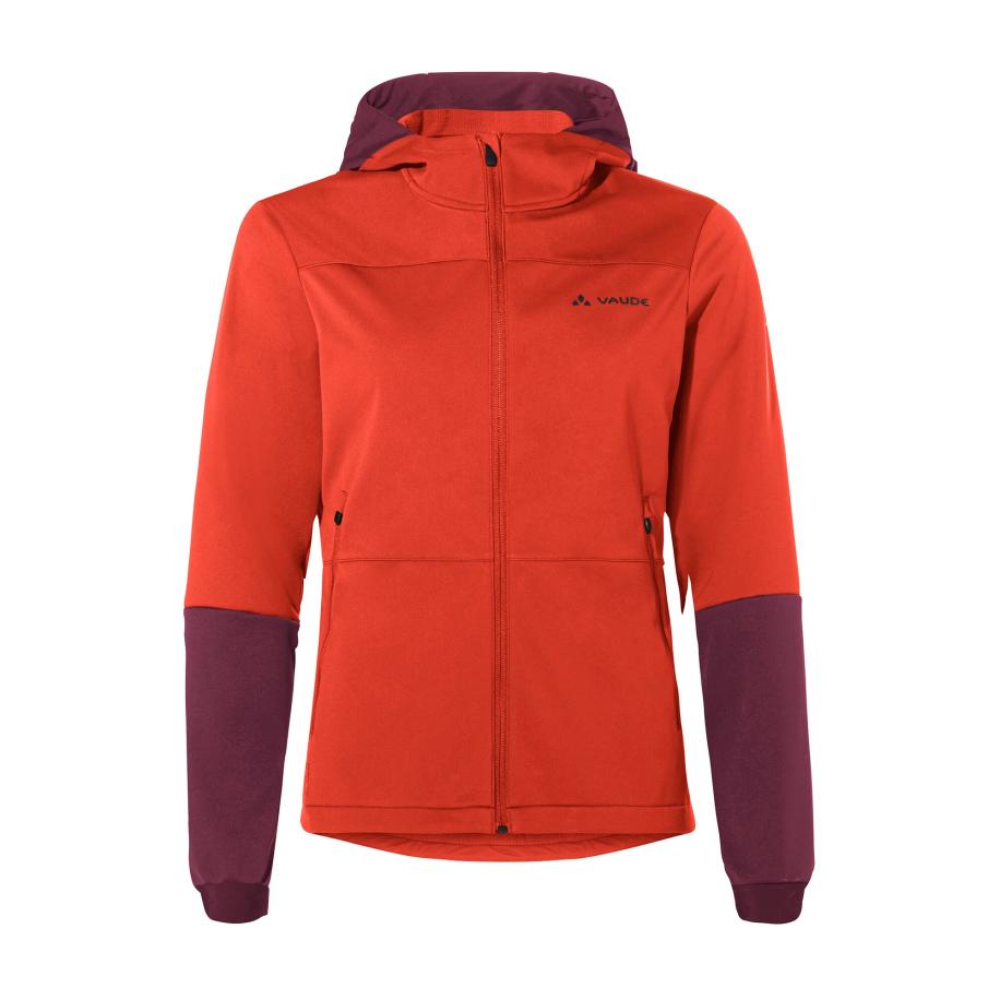 Vaude VAUDE Sportjas Qimsa wijnrood / neonrood -