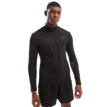 PUMA - Evolve - Training - Smal sweatshirt met 1/4 rits in zwart