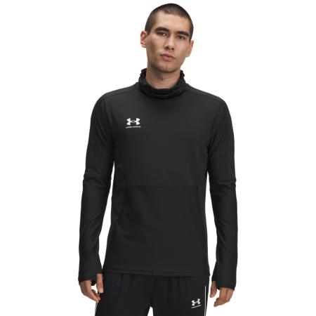 Herenshirt Under Armour Challenger Pro Winter met lange mouwen Zwart / Wit S