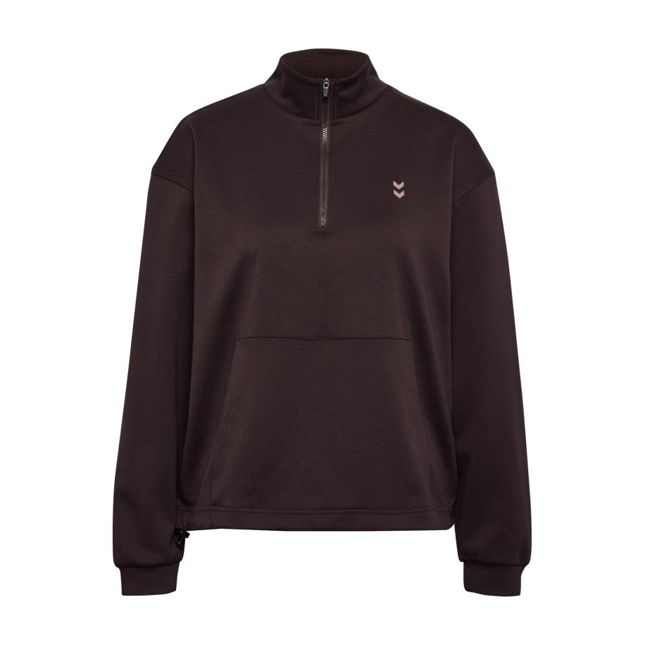 Hummel Hummel Sportief sweatshirt chocoladebruin -
