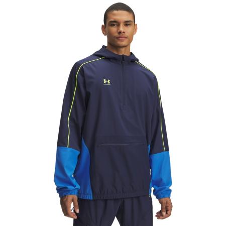 Warming-upjack voor heren Under Armour Challenger Washed Marineblauw / High Vis Geel L