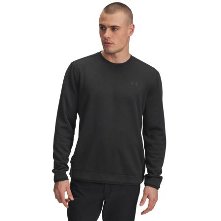 Under Armour SweaterFleece herenshirt met ronde hals Zwart / Zwart XXL