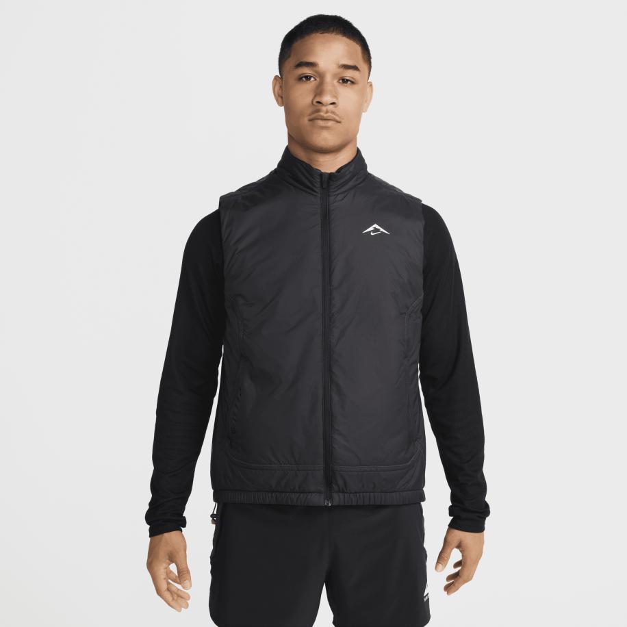 Nike Trail PrimaLoft® hardloopbodywarmer met Therma-FIT voor heren - Zwart Zwart
