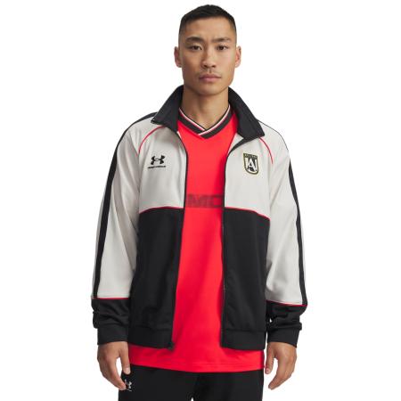 Herenshirt Under Armour 96 Terrace met volledige rits Summit Wit / Zwart M