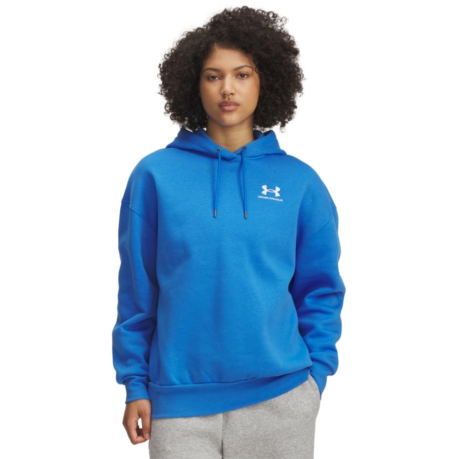 Dameshoodie Under Armour Icon Fleece Oversized Blauw Atlantis / Wit XS Blauw