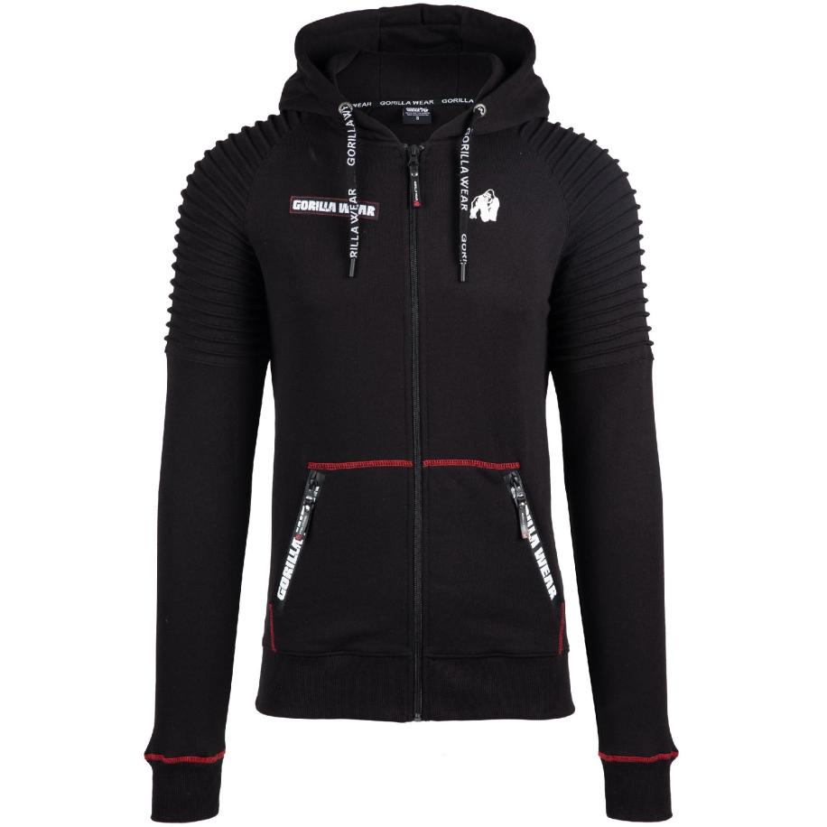 Gorilla Wear Gorilla Wear Sportsweatshirt Georgia bloedrood / zwart / wit -