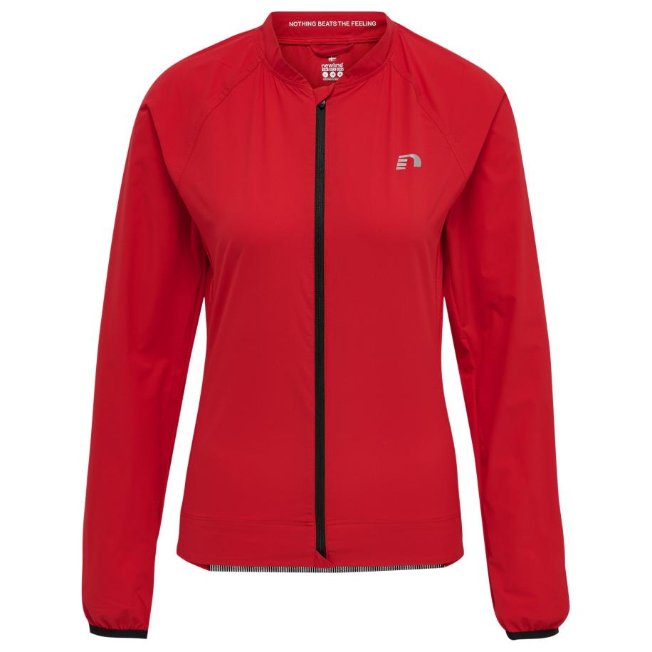 Newline Newline Sportief sweatvest rood / zwart / zilver -