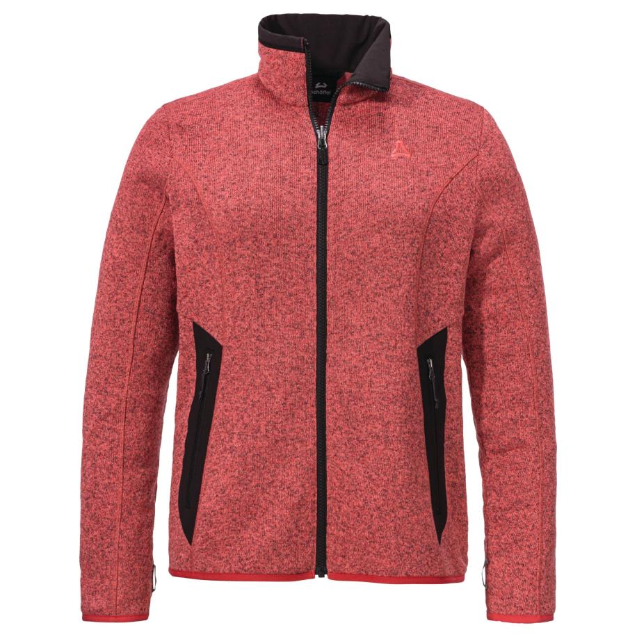 Schöffel Schöffel Functionele fleece jas CIRC rosa / zwart -