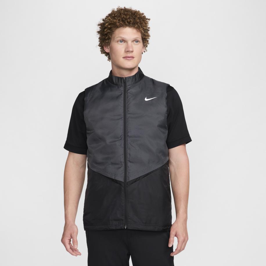 Nike Therma-FIT ADV Repel golfbodywarmer voor heren - Zwart Zwart