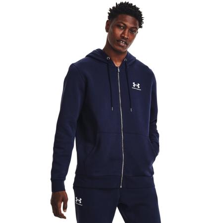 Herenhoodie Under Armour Icon Fleece met volledige rits Midnight Marineblauw / Wit M