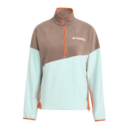 Adidas ADIDAS TERREX Sportief sweatshirt mokka / mintgroen / kreeft / wit