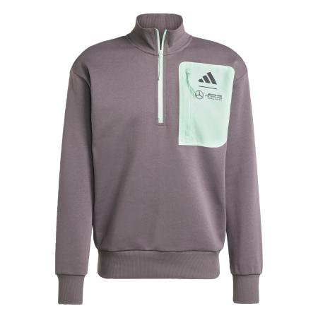 adidas Performance ADIDAS PERFORMANCE Sportsweatshirt Mercedes - AMG Petronas Formula One Team Premium Woven Fleece lichtblauw / grijs
