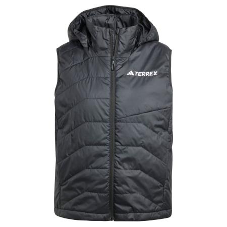 Adidas ADIDAS TERREX Sportbodywarmer Terrex Multi Climawarm Insulated Hooded zwart / wit