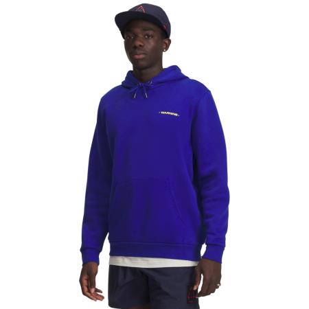 Herenhoodie Under Armour Drive Warning Royal / Royal / Taxi L