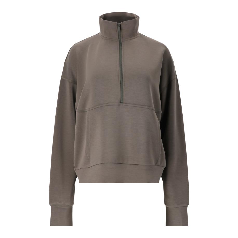 Athlecia Athlecia Sportief sweatvest Jillnana aardetinten -