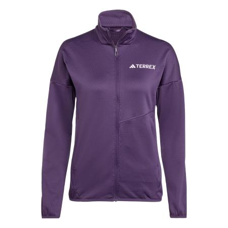 Adidas ADIDAS TERREX Functionele fleece jas Xperior donkerlila