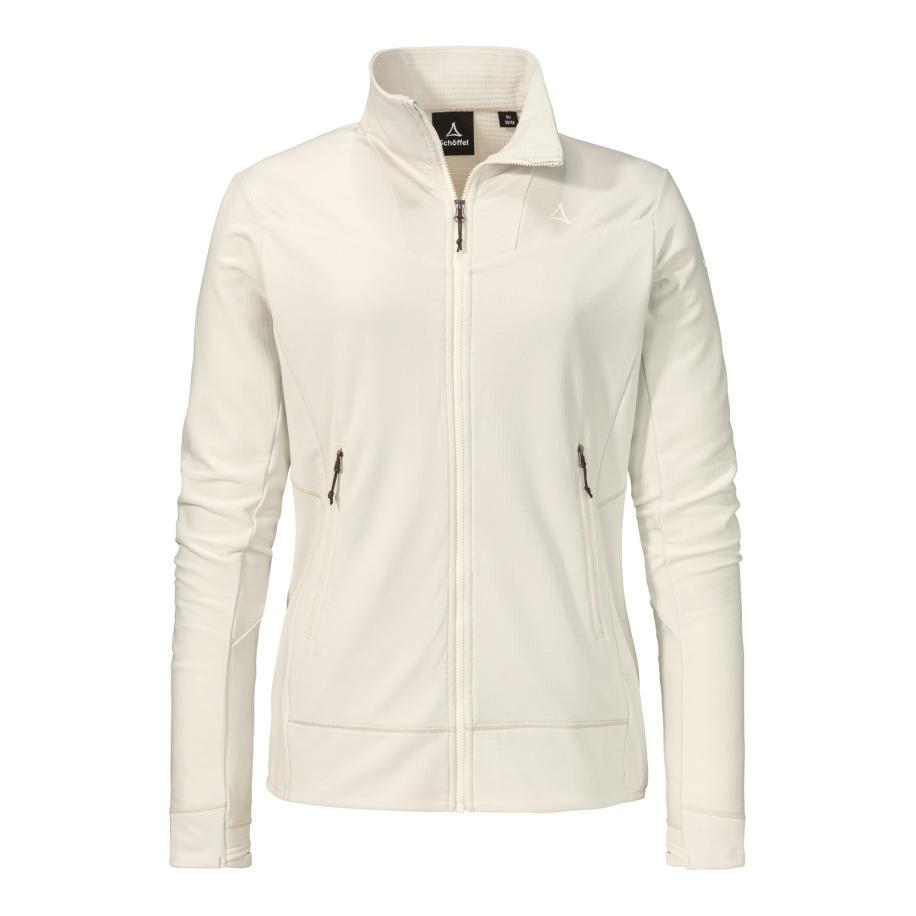 Schöffel Schöffel Functionele fleece jas Blaueis crème -