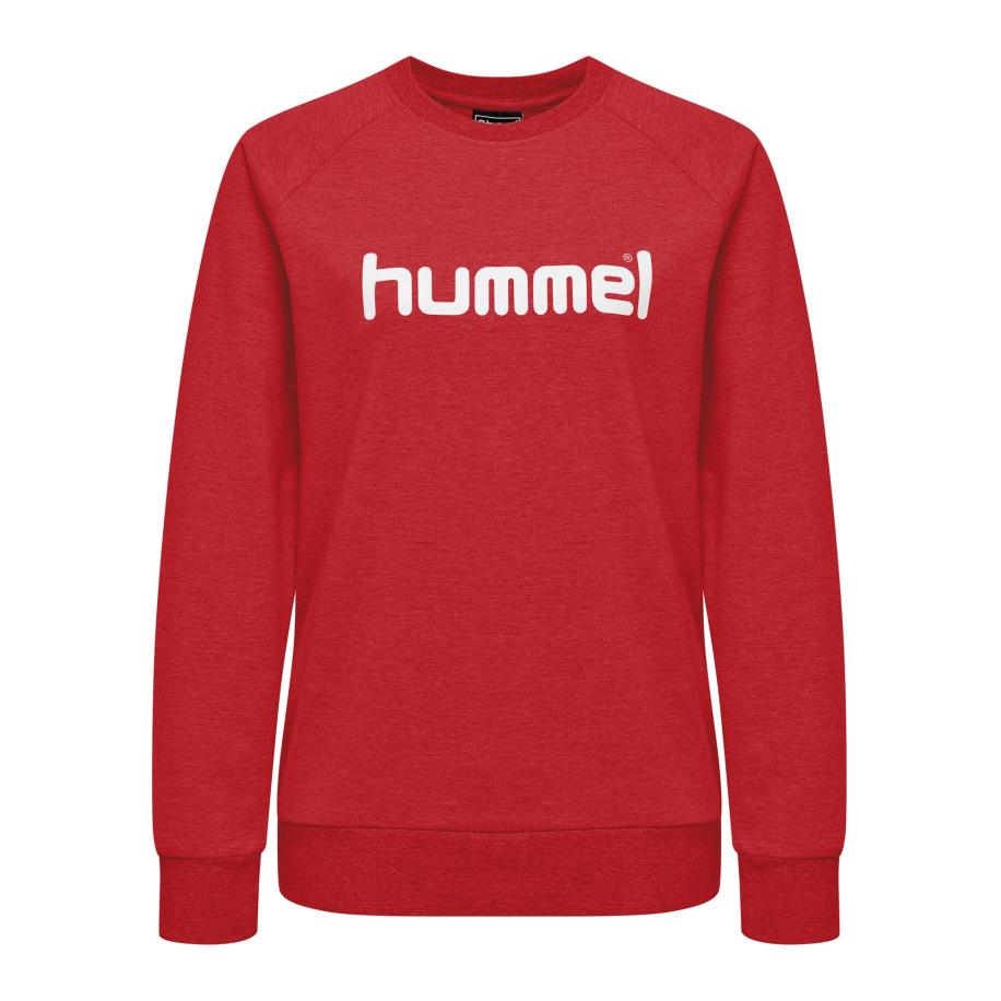 Hummel Hummel Sportief sweatshirt rood gemêleerd / wit -