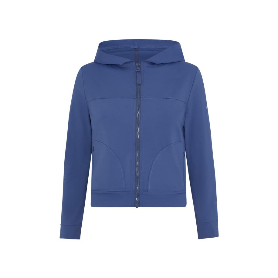 Born Living Yoga Born Living Yoga Sportief sweatvest Nova saffier -