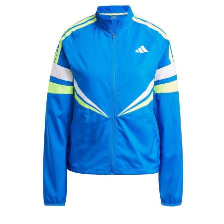 adidas Performance ADIDAS PERFORMANCE Sportjas Adizero azuur / lichtgroen / wit