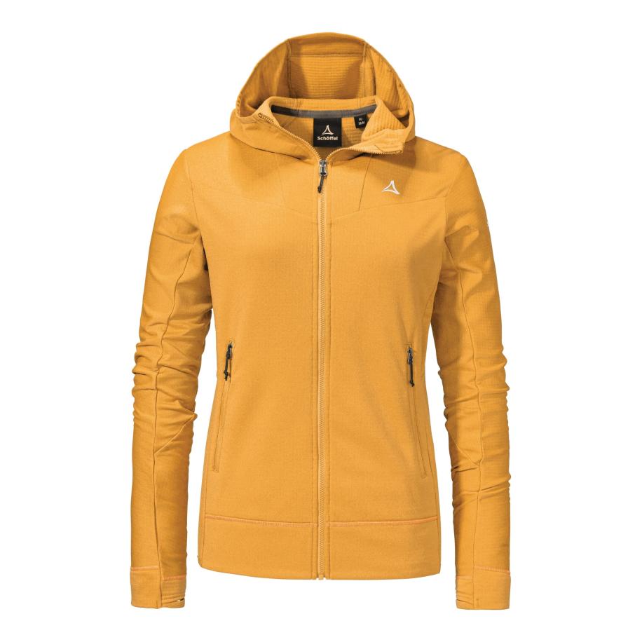 Schöffel Schöffel Functionele fleece jas Blaueis oranje -