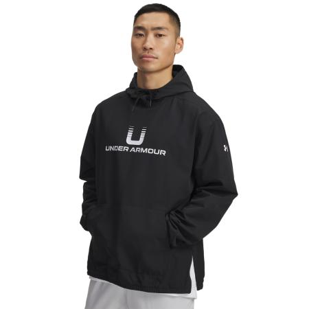 Herenhoodie Under Armour Unstoppable Woven Zwart / Wit S