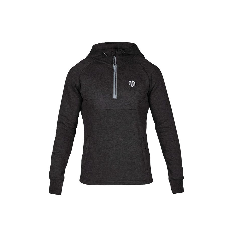 MOROTAI MOROTAI Sportsweatshirt NEOTECH donkergrijs / grijs gemêleerd -