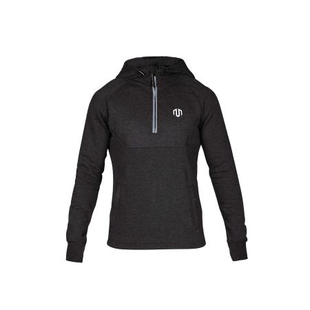 MOROTAI MOROTAI Sportsweatshirt NEOTECH donkergrijs / grijs gemêleerd