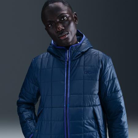 Nike voetbaljack met synthetische vulling en capuchon voor heren van Chelsea FC - Blauw