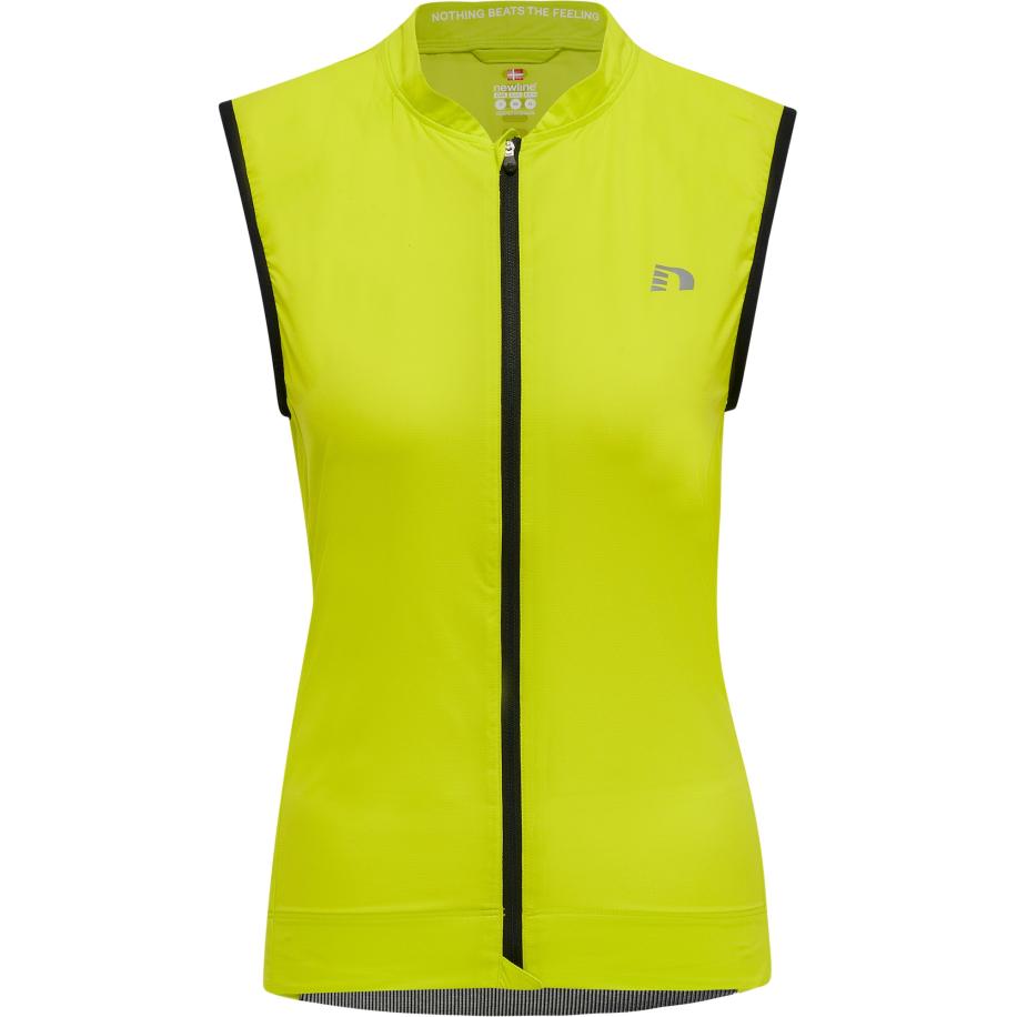 Newline Newline Sportbodywarmer lichtgrijs / limoen / zwart -