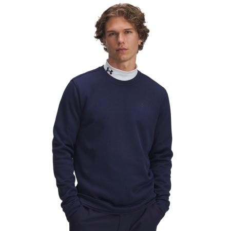 Under Armour SweaterFleece herenshirt met ronde hals Midnight Marineblauw / Midnight Marineblauw XL