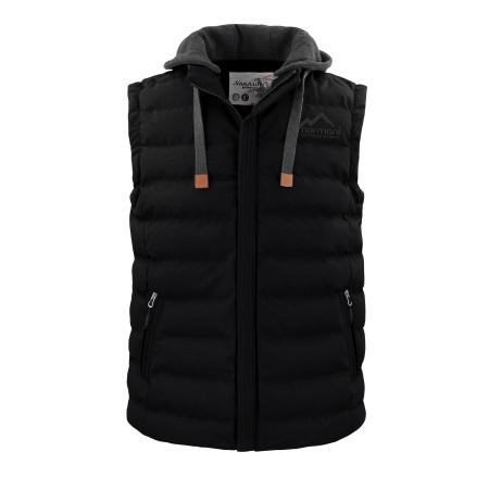 normani Sportbodywarmer Nanaimo grijs / zalm roze / zwart