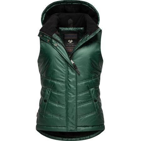 Ragwear Ragwear Sportbodywarmer Hesty Bling jade groen / zwart