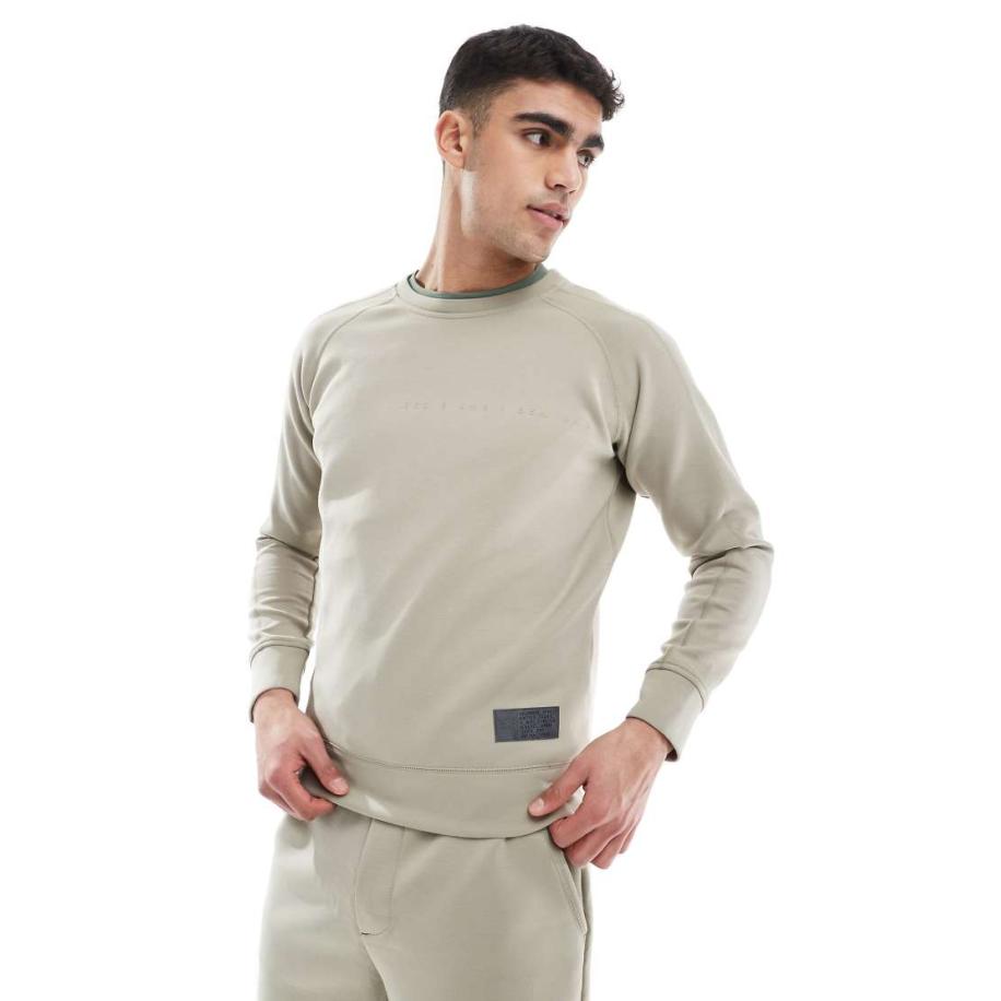 Born Living Yoga - Hughes - Sweatshirt in stone-Neutraal Multicolor