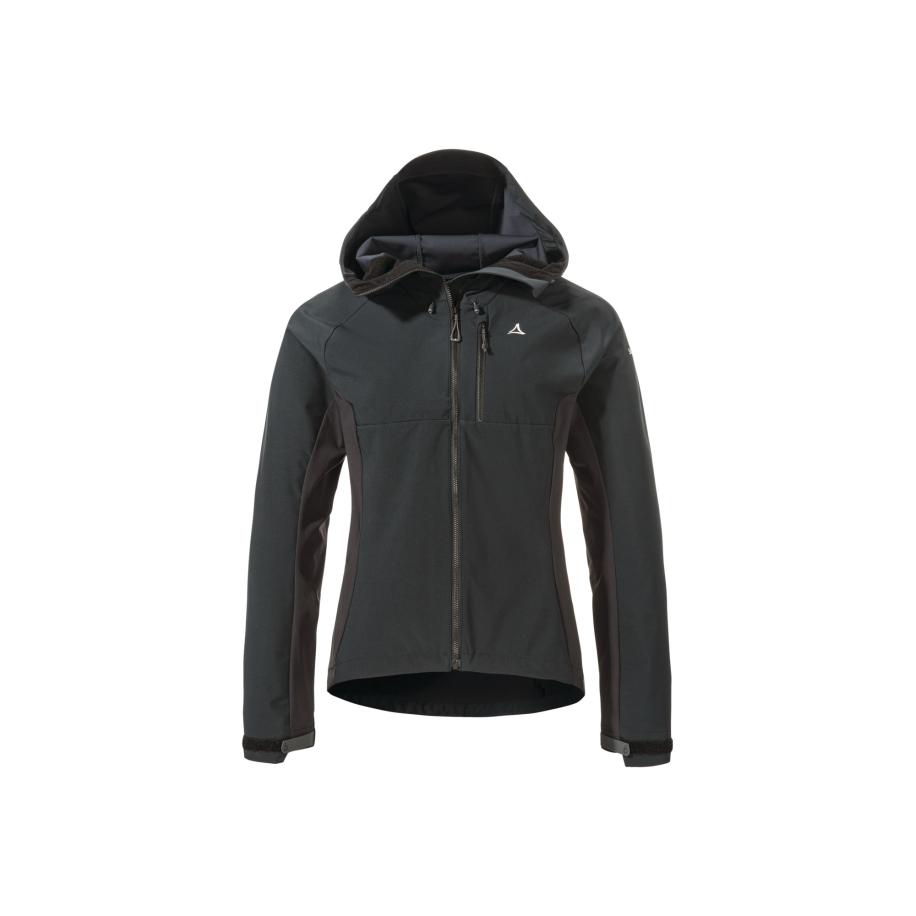 Schöffel Schöffel Outdoorjas Hybrid Jk Style Salza WMS donkerbruin / zwart -