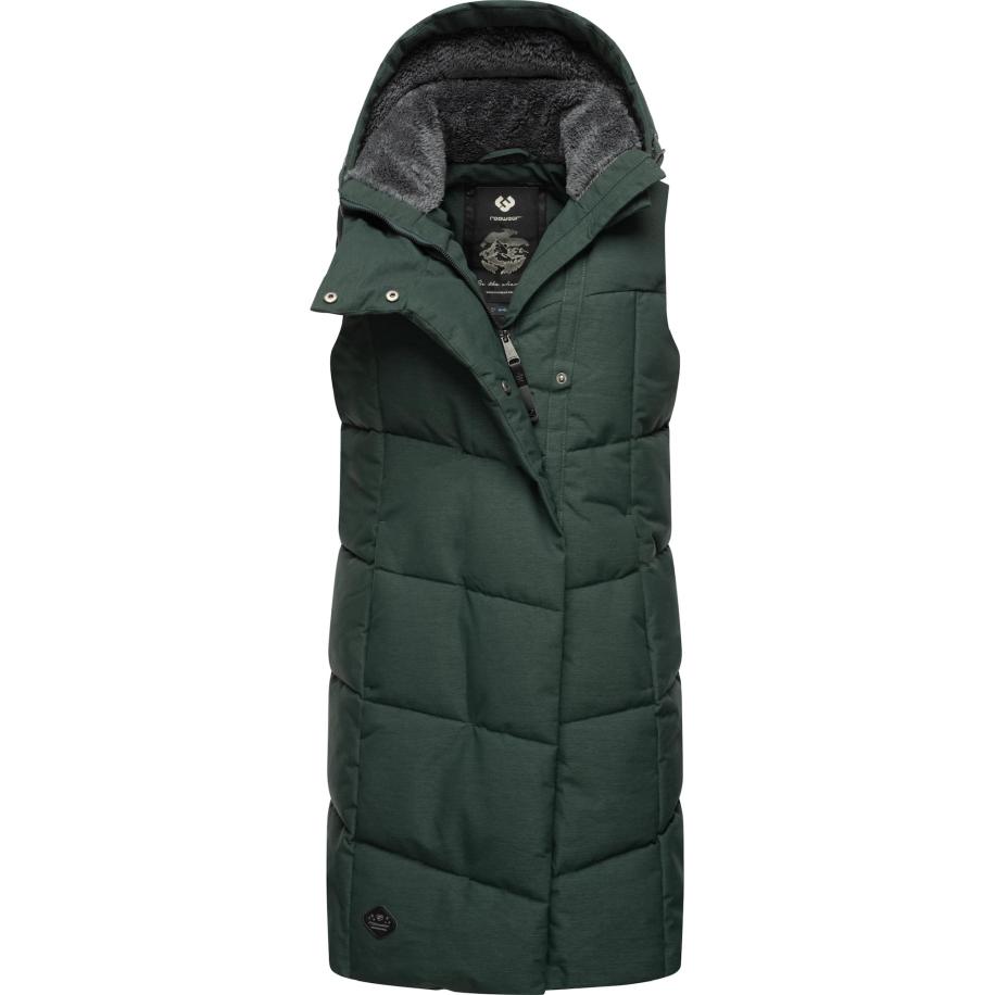 Ragwear Ragwear Sportbodywarmer Pavla donkergroen -