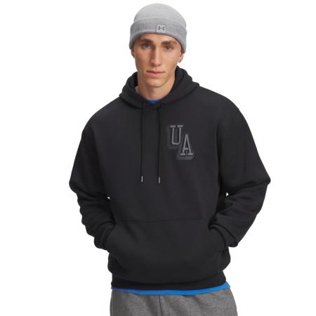 Under Armour Icon Fleece herenhoodie met graphics Zwart / Zwart XXL
