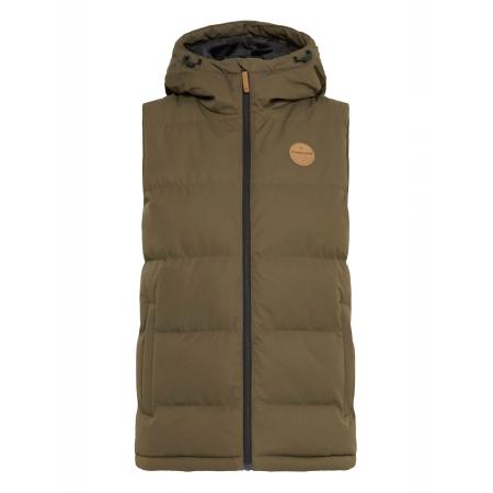 North Bend North Bend Sportbodywarmer Elena lichtbruin / kaki