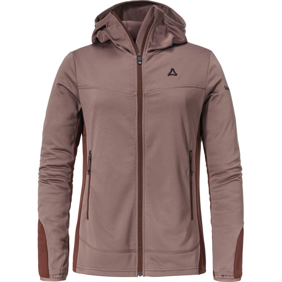 Schöffel Schöffel Functionele fleece jas Milagle bruin / lila -