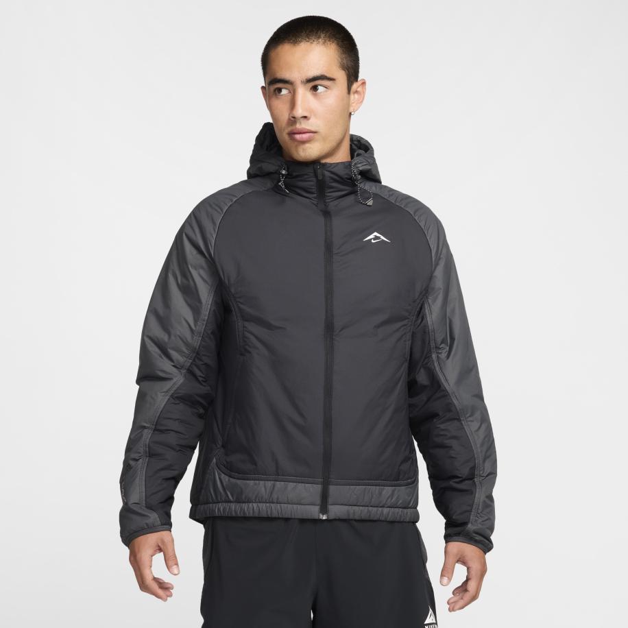 Nike Trail PrimaLoft® Therma-FIT hardloopjack voor heren - Zwart Zwart