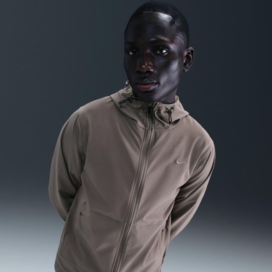 Nike Unlimited veelzijdig Repel herenjack met capuchon - Grijs Grijs