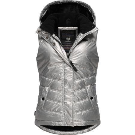 Ragwear Ragwear Sportbodywarmer Hesty Bling zilvergrijs
