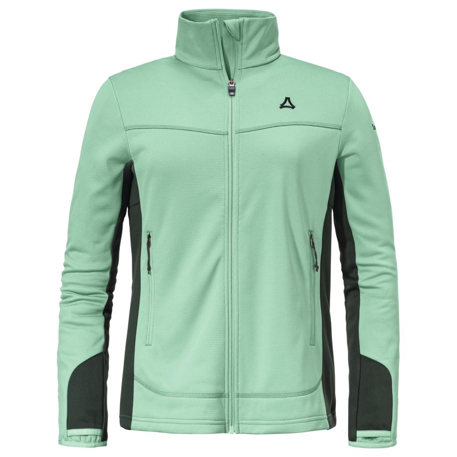 Schöffel Schöffel Functionele fleece jas Milagle groen / zwart -