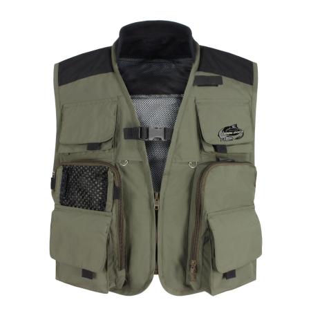 normani Sportbodywarmer Manta kaki / zwart