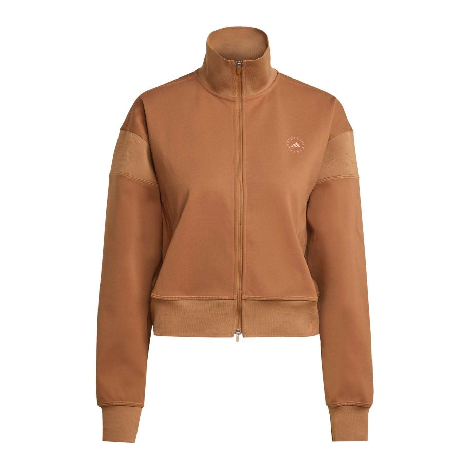 adidas by stella mccartney ADIDAS BY STELLA MCCARTNEY Sportief sweatvest adidas by Stella McCartney Knitted Track karamel -